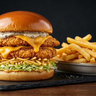 Route 66 Honey Crunch Burger